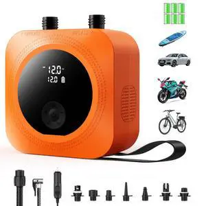 50 PSI Electric Paddle Board Pump, 15600mAh Rechargeable SUP Pump | Fast 50 PSI Inflation, 7 SUPs/Charge, Hands-Free Auto-Off, Active Cooling for Longer Use, Easy Inflate/Deflate, 12V Car Power 50 PSI Electric Paddle Board Pump, 15600mAh Rechargeable SUP Pump | Fast 50 PSI Inflation, 7 SUPs/Charge, Hands-Free Auto-Off, Active Cooling for Longer Use, Easy Inflate/Deflate, 12V Car Power