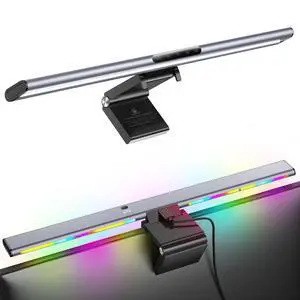 Syrinx Monitor Light Bar with Backlight, Gaming & Home Office Monitor Lamp | CRI95+, No Screen Glare Eye Care Light, 1200lm, Touch & Gesture Control, Stepless Dimming for Flat & Curved Monitors Syrinx Monitor Light Bar with Backlight, Gaming & Home Office Monitor Lamp | CRI95+, No Screen Glare Eye Care Light, 1200lm, Touch & Gesture Control, Stepless Dimming for Flat & Curved Monitors