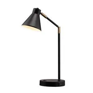 O'Bright Astrum - LED Desk Lamp with Dual USB Charging Ports, 100% Metal, 270 Degree Swivel Arms, Soft White Light (3000K), Bedside & Home Office Table Lamp, ETL Listed, Black O'Bright Astrum - LED Desk Lamp with Dual USB Charging Ports, 100% Metal, 270 Degree Swivel Arms, Soft White Light (3000K), Bedside & Home Office Table Lamp, ETL Listed, Black