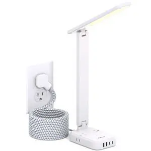 Mifaso 8-in-1 LED Desk Lamp with Power Strip, PD 30W Touch Desk Lamp, 4 Outlets & 4 USB Ports, Eye-Caring Dimmable Table Lamp with 5FT Extension Cord for Home Office College Dorm Room Essentials Mifaso 8-in-1 LED Desk Lamp with Power Strip, PD 30W Touch Desk Lamp, 4 Outlets & 4 USB Ports, Eye-Caring Dimmable Table Lamp with 5FT Extension Cord for Home Office College Dorm Room Essentials