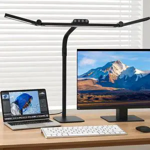 LED Desk Lamp for Home Office with Base, 28.2" Adjustable Gooseneck Swing Arm Ultra Bright Desk Light, Dimmable Architect Table lamp for Desktop Computer Light, Reading, Study, Workbench LED Desk Lamp for Home Office with Base, 28.2" Adjustable Gooseneck Swing Arm Ultra Bright Desk Light, Dimmable Architect Table lamp for Desktop Computer Light, Reading, Study, Workbench