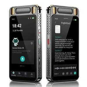 AI Voice Recorder with Playback, 80GB Digital Recorder with AI Transcription & Summary & Translation, 8 Mics Noise Reduction, 13 Languages Voice to Text Recorder Transcriber for Meetings, Lectures AI Voice Recorder with Playback, 80GB Digital Recorder with AI Transcription & Summary & Translation, 8 Mics Noise Reduction, 13 Languages Voice to Text Recorder Transcriber for Meetings, Lectures