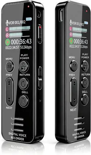 Digital Voice Recorder HD Audio Recording Easy Operation Smart Voice Recognition A-B Repeat Password Lock Voice Activated Rechargeable Dictaphone for Meeting Interview Lecture etc. (32, GB) Digital Voice Recorder HD Audio Recording Easy Operation Smart Voice Recognition A-B Repeat Password Lock Voice Activated Rechargeable Dictaphone for Meeting Interview Lecture etc. (32, GB)