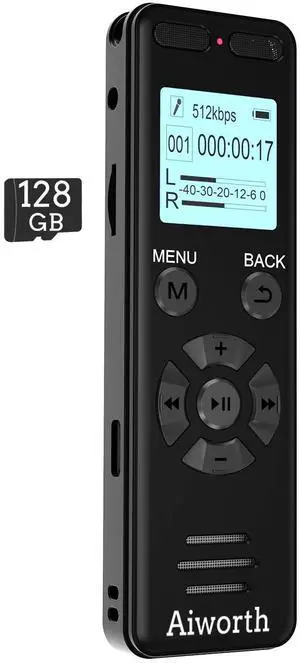 136GB Digital Voice Recorder Voice Activated Recorder for Lectures Meetings - aiworth 9860 Hours Sound Audio Recorder Dictaphone Recording Device with Playback,MP3 Player,Password,Variable Speed. 136GB Digital Voice Recorder Voice Activated Recorder for Lectures Meetings - aiworth 9860 Hours Sound Audio Recorder Dictaphone Recording Device with Playback,MP3 Player,Password,Variable Speed.