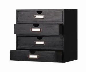 Small Wooden Drawers Wooden Box with Drawer Black Small Wooden Drawers Wooden Box with Drawer Black