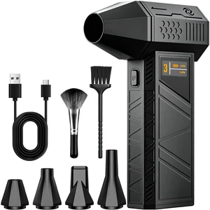 X3PRO Electric Air Duster, Powerful Turbo Fan 3 Speed Compressed Air Duster X3PRO Electric Air Duster, Powerful Turbo Fan 3 Speed Compressed Air Duster