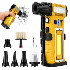 Compressed Air Duster,7-in-1 Electric Mini Dust Blower with LED Light Compressed Air Duster,7-in-1 Electric Mini Dust Blower with LED Light