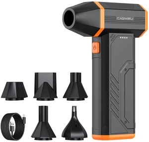 Compressed Air Duster,110000RPM Super Power Cordless Electric Air Duster,Rechargeable Brushless Motor Blower,3-Gear Adjustable Turbo Fan Duster Blower for Computer,Car,Outdoor and House Compressed Air Duster,110000RPM Super Power Cordless Electric Air Duster,Rechargeable Brushless Motor Blower,3-Gear Adjustable Turbo Fan Duster Blower for Computer,Car,Outdoor and House
