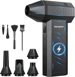 Compressed Air Duster - 180000RPM Powerful Electric Air Duster, 3 Gear Adjustable Cordless Air Blower, Rechargeable Dust Cleaner for Keyboard, Computer, Home, Outdoor, Car Compressed Air Duster - 180000RPM Powerful Electric Air Duster, 3 Gear Adjustable Cordless Air Blower, Rechargeable Dust Cleaner for Keyboard, Computer, Home, Outdoor, Car