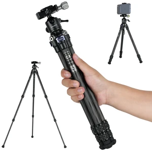 AOKA Carbon Fiber Mini Travel Tripod with 360° Ball Head AOKA Carbon Fiber Mini Travel Tripod with 360° Ball Head
