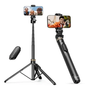Sensyne 72" Extendable Tripod for iPhone & Selfie Stick with Detachable Phone Holder & Wireless Remote, Compatible with All Cell Phones, Black Sensyne 72" Extendable Tripod for iPhone & Selfie Stick with Detachable Phone Holder & Wireless Remote, Compatible with All Cell Phones, Black
