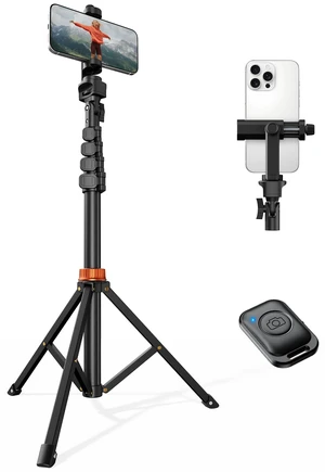 VIMOSE 66" Phone Tripod, Tripod for iPhone with Remote & Phone Stand VIMOSE 66" Phone Tripod, Tripod for iPhone with Remote & Phone Stand