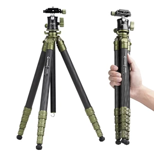Cayer CH35 Travel Tripod, 53.6" Carbon Fiber Tube with Compact Ball Head Cayer CH35 Travel Tripod, 53.6" Carbon Fiber Tube with Compact Ball Head