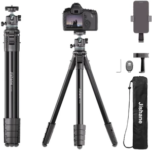 72" Travel Tripod for Camera and Phone, Lightweight Aluminum Tripod with Arca Ball Head, Phone Holder, Quick-Release Plate, Wireless Remote & Carry Bag for DSLR Smartphone Video Recording 72" Travel Tripod for Camera and Phone, Lightweight Aluminum Tripod with Arca Ball Head, Phone Holder, Quick-Release Plate, Wireless Remote & Carry Bag for DSLR Smartphone Video Recording