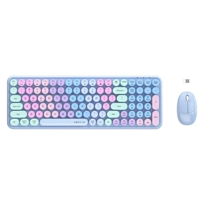 UBOTIE Wireless Keyboards and Mouse Combo (Purple Rainbow) UBOTIE Wireless Keyboards and Mouse Combo (Purple Rainbow)