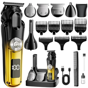 6-in-1 Hair Clipper Beard Trimmer for Men, IPX6 Waterproof Electric Shaver 6-in-1 Hair Clipper Beard Trimmer for Men, IPX6 Waterproof Electric Shaver