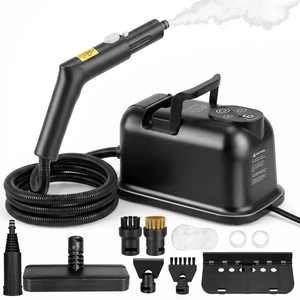 Handheld Steam Cleaner for Home, 9-Level Steam Control, Black Handheld Steam Cleaner for Home, 9-Level Steam Control, Black