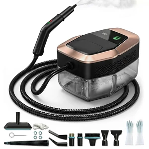 Steam Cleaner, 3-Level Adjustable Pressurized Steam Cleaner for Home, 15s Heat-Up Handheld Steamer for Cleaning, 1.9 Qt Tank Portable Steam Cleaner for Car, Tile, Grout Steam Cleaner, 3-Level Adjustable Pressurized Steam Cleaner for Home, 15s Heat-Up Handheld Steamer for Cleaning, 1.9 Qt Tank Portable Steam Cleaner for Car, Tile, Grout