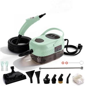 Steam Cleaner,15s Heat-Up,1.1L Tank,6-Level Adjustable Handle,2500W Steamer for Cleaning,Portable Steamer for Home with 13PCS Accessories, High-pressure steamer for Home,Car,Dirt,Grease,Grout,Couch Steam Cleaner,15s Heat-Up,1.1L Tank,6-Level Adjustable Handle,2500W Steamer for Cleaning,Portable Steamer for Home with 13PCS Accessories, High-pressure steamer for Home,Car,Dirt,Grease,Grout,Couch