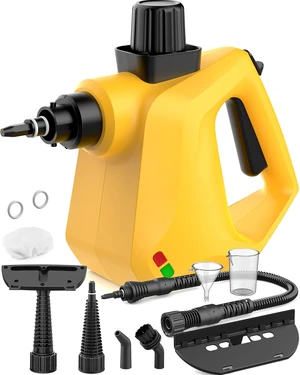 Steam Cleaner, Powerful Pressurized Handheld Steam Cleaner for Home, Multi-Surface Portable Steamer for Deep Cleaning Kitchen Grease, Bathroom, Car, Upholstery, Floor, Grout & Tile Steam Cleaner, Powerful Pressurized Handheld Steam Cleaner for Home, Multi-Surface Portable Steamer for Deep Cleaning Kitchen Grease, Bathroom, Car, Upholstery, Floor, Grout & Tile