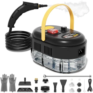 Steam Cleaner, 15s Heat Up, 6 Level Adjustment with 18 Accessories, 1500W Steam Cleaner, 15s Heat Up, 6 Level Adjustment with 18 Accessories, 1500W