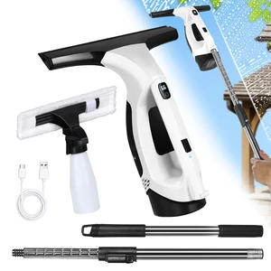 FRUITEAM Window Vacuum Squeegee Cordless with 31.5" - 40" Extendable Pole FRUITEAM Window Vacuum Squeegee Cordless with 31.5" - 40" Extendable Pole