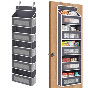 JARLINK Over The Door Organizer, 5 Shelf Hanging Organizer w/ 5 Pockets JARLINK Over The Door Organizer, 5 Shelf Hanging Organizer w/ 5 Pockets