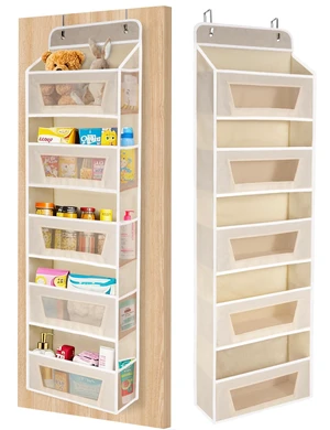 Meolsaek Over the Door Organizer,46lbs Anti-Tilt Behind the Door Storage Meolsaek Over the Door Organizer,46lbs Anti-Tilt Behind the Door Storage