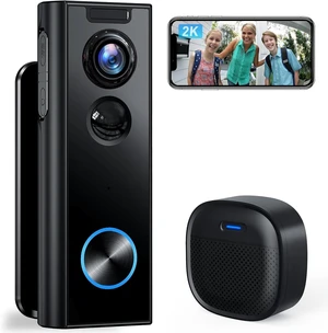 XTU 2K Wireless Doorbell Camera with Chime, No Subscription, Alexa XTU 2K Wireless Doorbell Camera with Chime, No Subscription, Alexa