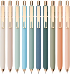 Linbsunne Gel Pens Black Ink for Office 0.5mm Fine Point Pen, 10 pcs Linbsunne Gel Pens Black Ink for Office 0.5mm Fine Point Pen, 10 pcs
