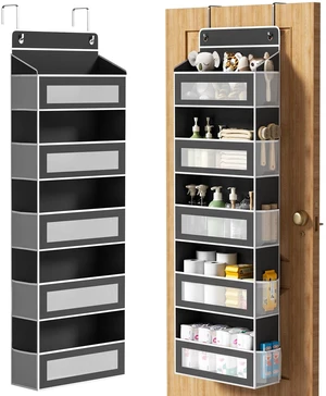 AQOOA 5-Tier Over The Door Organizer 44 lbs Capacity fit Standard Doors AQOOA 5-Tier Over The Door Organizer 44 lbs Capacity fit Standard Doors
