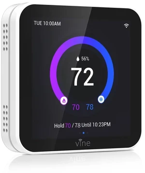 vine Smart Thermostat Larger Color Screen Thermostats for Home Heat and AC, 7 Day Programmable WiFi Thermostat App Control Compatible with Alexa and Google Assistant, C-Wire Required vine Smart Thermostat Larger Color Screen Thermostats for Home Heat and AC, 7 Day Programmable WiFi Thermostat App Control Compatible with Alexa and Google Assistant, C-Wire Required