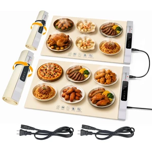 Electric Food Warming Mat, 2 Pack Warming Mat for Food, 34"x25" Large Electric Food Warming Mat, 2 Pack Warming Mat for Food, 34"x25" Large