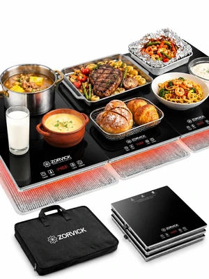 Electric Warming Trays, 3-in-1 Independent Temp Control Electric Warming Trays, 3-in-1 Independent Temp Control