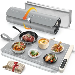 FYY Warming Mat for Food with Heat Resistant Pad, Prevent Countertop Cracks, Keep Meal Warm, Rapid and Full Surface Heating, 6 Temp Settings, 6H Timer, Upgraded Rollable Portable Food Warmer Mat Grey FYY Warming Mat for Food with Heat Resistant Pad, Prevent Countertop Cracks, Keep Meal Warm, Rapid and Full Surface Heating, 6 Temp Settings, 6H Timer, Upgraded Rollable Portable Food Warmer Mat Grey