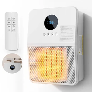 Wall Heater for Indoor Use, 1500W PTC Ceramic Space Heater, Remote Wall Heater for Indoor Use, 1500W PTC Ceramic Space Heater, Remote