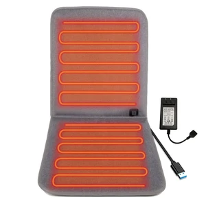 WOOLALA USB Heated Seat Cushion for Office Chair, Large Heating Area Cover WOOLALA USB Heated Seat Cushion for Office Chair, Large Heating Area Cover