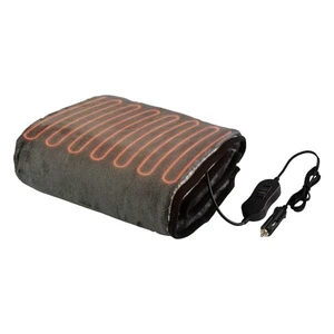Stalwart Heated Car Blanket - 12V Heated Blanket for Car, Truck, RV or Camping - 59x43 Portable Electric Travel Throw - 2 Heat Levels - Tailgating Essentials (Gray) Stalwart Heated Car Blanket - 12V Heated Blanket for Car, Truck, RV or Camping - 59x43 Portable Electric Travel Throw - 2 Heat Levels - Tailgating Essentials (Gray)