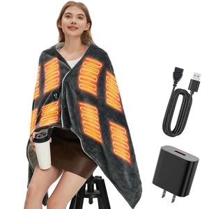 USB Heated Blanket,Cordless Electric Blanket,Portable Heated Throw Blanket,Machine Washable,3 Heating Levels,Timing Function,Super Cozy Soft Wearable Blanket(Battery not Included USB Heated Blanket,Cordless Electric Blanket,Portable Heated Throw Blanket,Machine Washable,3 Heating Levels,Timing Function,Super Cozy Soft Wearable Blanket(Battery not Included