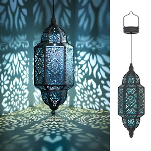 Twinkya Hanging Solar Lights Outdoor Garden Decorative Solar Lantern Waterproof Metal Moroccan Outdoor Decorations for Patio Pathway Yard Porch Backyard Garden Decor (Black, 1 Pack) Twinkya Hanging Solar Lights Outdoor Garden Decorative Solar Lantern Waterproof Metal Moroccan Outdoor Decorations for Patio Pathway Yard Porch Backyard Garden Decor (Black, 1 Pack)