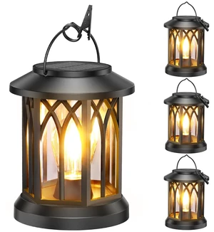 Solar Lanterns Outdoor Waterproof 4 Pack, Upgraded Solar Lantern Outdoor Solar Lanterns Outdoor Waterproof 4 Pack, Upgraded Solar Lantern Outdoor