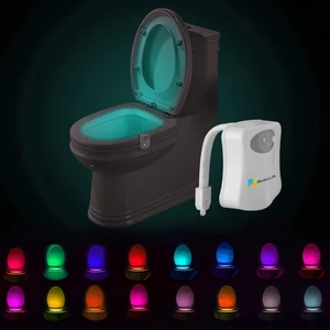 Toilet Bowl Light Motion Activated - The Original 16 Color Changing Sensor LED Toilet Night Light for Bathroom - Smart Unique Cool Gadget, Funny Ideal Gifts for Kids Dad Teen Boys Girls Men Women Toilet Bowl Light Motion Activated - The Original 16 Color Changing Sensor LED Toilet Night Light for Bathroom - Smart Unique Cool Gadget, Funny Ideal Gifts for Kids Dad Teen Boys Girls Men Women