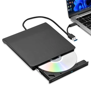 ROOFULL External CD DVD Drive for Windows 11/10/7 Laptop PC, USB 3.0 & USB-C CD DVD ROM Reader Writer +/-RW Disc Drive Burner Player Compatible for Windows OS Laptop Desktop Computer ROOFULL External CD DVD Drive for Windows 11/10/7 Laptop PC, USB 3.0 & USB-C CD DVD ROM Reader Writer +/-RW Disc Drive Burner Player Compatible for Windows OS Laptop Desktop Computer
