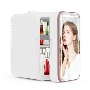 YLFU Mini Skincare Fridge for Bedroom, 6L Portable Cooler & Warmer, White YLFU Mini Skincare Fridge for Bedroom, 6L Portable Cooler & Warmer, White