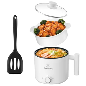 Food Party Hot Pot Electric Pot for Cooking Ramen Cooker 1.6L College Dorm Room Essentials Mini Hotpot Shabu Shabu Pot 110V Noodle Cooker Non Stick Food Party Hot Pot Electric Pot for Cooking Ramen Cooker 1.6L College Dorm Room Essentials Mini Hotpot Shabu Shabu Pot 110V Noodle Cooker Non Stick