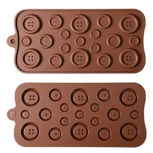 2 Pcs Button Silicone Chocolate Molds Candy Silicone Molds Button Silicones Mold Resin Jewelry Mold Epoxy Resins Moldes for Chocolate Cake Decoration DIY Crafts 2 Pcs Button Silicone Chocolate Molds Candy Silicone Molds Button Silicones Mold Resin Jewelry Mold Epoxy Resins Moldes for Chocolate Cake Decoration DIY Crafts