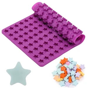 112 Cavity Mini Star Silicone Molds Fun Shaped Chocolate Molds for Homemade Dog Training Treats, Gummies, Candy, Chocolate Chips,Biscuits 112 Cavity Mini Star Silicone Molds Fun Shaped Chocolate Molds for Homemade Dog Training Treats, Gummies, Candy, Chocolate Chips,Biscuits
