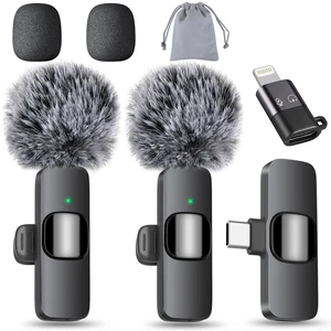 MAYBESTA Wireless Mini Microphone for iPhone, Android Phone - Lavalier Lapel Mic for Audio Video Recording - Clip on Content Creator Microphones for YouTube Tiktok Podcast Vlogging(Type-C Full Kit) MAYBESTA Wireless Mini Microphone for iPhone, Android Phone - Lavalier Lapel Mic for Audio Video Recording - Clip on Content Creator Microphones for YouTube Tiktok Podcast Vlogging(Type-C Full Kit)