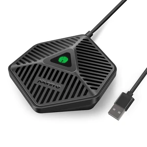 Conference USB Microphone, 360° Omnidirectional Computer Mic with Mute Button for Video Conference, Recording, Skype, Online Class, Plug & Play Compatible with Windows/macOS/PC/Laptop(JV808) Conference USB Microphone, 360° Omnidirectional Computer Mic with Mute Button for Video Conference, Recording, Skype, Online Class, Plug & Play Compatible with Windows/macOS/PC/Laptop(JV808)