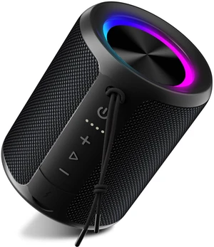 Portable Bluetooth Speaker, 20W Stereo, IPX7 Waterproof, RGB Light Portable Bluetooth Speaker, 20W Stereo, IPX7 Waterproof, RGB Light